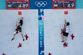 Paris 2024 - Climbing - Men’s Speed Qualification