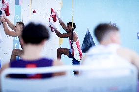 Paris 2024 - Climbing - Bassa Mawen At Men’s Speed Qualification