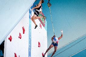 Paris 2024 - Climbing - Bassa Mawen At Men’s Speed Qualification