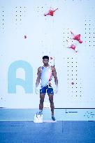 Paris 2024 - Climbing - Bassa Mawen At Men’s Speed Qualification