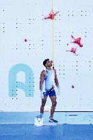 Paris 2024 - Climbing - Bassa Mawen At Men’s Speed Qualification