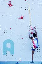 Paris 2024 - Climbing - Bassa Mawen At Men’s Speed Qualification