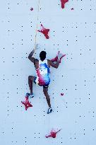 Paris 2024 - Climbing - Bassa Mawen At Men’s Speed Qualification