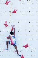 Paris 2024 - Climbing - Bassa Mawen At Men’s Speed Qualification