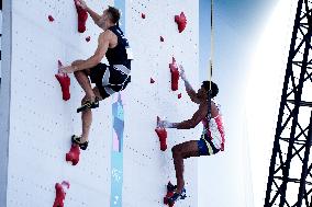 Paris 2024 - Climbing - Bassa Mawen At Men’s Speed Qualification