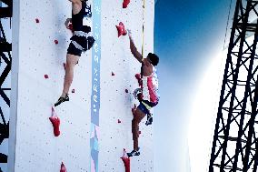 Paris 2024 - Climbing - Bassa Mawen At Men’s Speed Qualification