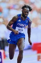 Paris 2024 - Athletics - Ryan Zeze At Men's 200m