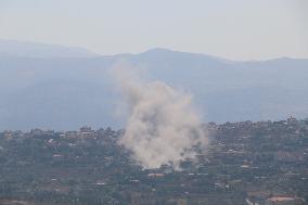 LEBANON-KHIAM-ISRAELI AIRSTRIKES