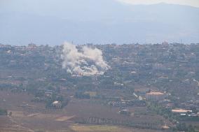 LEBANON-KHIAM-ISRAELI AIRSTRIKES