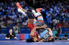 (PARIS2024) FRANCE-PARIS-OLY-WRESTLING