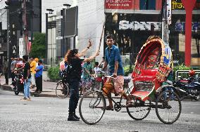 PM Sheikh Hasina Flees Country As Protesters Storm Palace - Dhaka