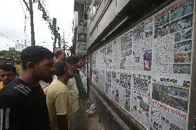 PM Sheikh Hasina Flees Country As Protesters Storm Palace - Dhaka