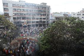 PM Sheikh Hasina Flees Country As Protesters Storm Palace - Dhaka