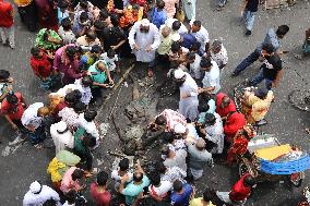 PM Sheikh Hasina Flees Country As Protesters Storm Palace - Dhaka