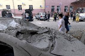 Russian Forces Strike Central Kharkiv