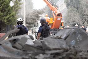 Russian Forces Strike Central Kharkiv