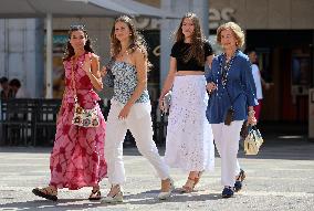 Spanish Queens And Princesses Out Shopping - Mallorca