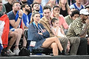 Paris 2024 - Basketball - Pau Gasol And Family At France v Canada