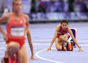 (PARIS2024) FRANCE-PARIS-OLY-ATHLETICS-400M HURDLES-WOMEN