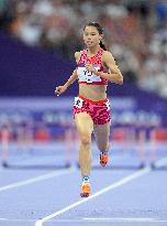 (PARIS2024) FRANCE-PARIS-OLY-ATHLETICS-400M HURDLES-WOMEN