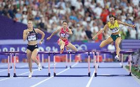 (PARIS2024) FRANCE-PARIS-OLY-ATHLETICS-400M HURDLES-WOMEN