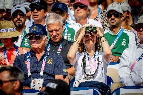 Paris 2024 - King Carl Gustaf and Queen Silvia At Equestrian Jumping Final