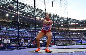 (PARIS2024) FRANCE-PARIS-OLY-ATHLETICS-HAMMER THROW-WOMEN