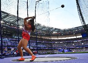 (PARIS2024) FRANCE-PARIS-OLY-ATHLETICS-HAMMER THROW-WOMEN