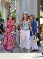 Spanish Queens And Princesses Out Shopping - Mallorca