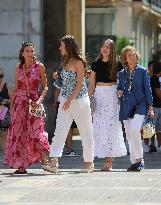 Spanish Queens And Princesses Out Shopping - Mallorca