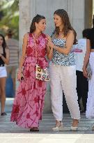 Spanish Queens And Princesses Out Shopping - Mallorca