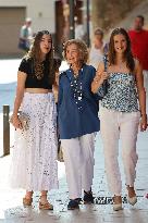 Spanish Queens And Princesses Out Shopping - Mallorca