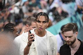 Paris 2024 - Basketball - Alexandre Grimaldi At USA v Brazil