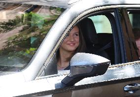 Princess Leonor Drives in Palma