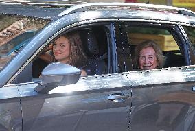 Princess Leonor Drives in Palma