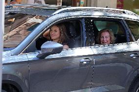 Princess Leonor Drives in Palma