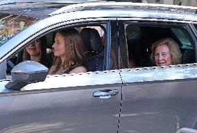 Princess Leonor Drives in Palma