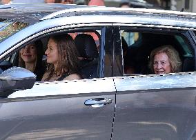 Princess Leonor Drives in Palma