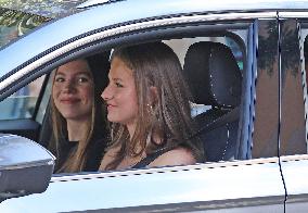 Princess Leonor Drives in Palma