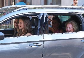 Princess Leonor Drives in Palma