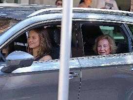 Princess Leonor Drives in Palma