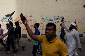 Anti-Government Protesters Celebrations In Dhaka, Bangladesh