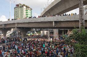 Anti-Government Protesters Celebrations In Dhaka, Bangladesh