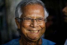 Bangladeshi Nobel Peace Laureate Muhammad Yunus