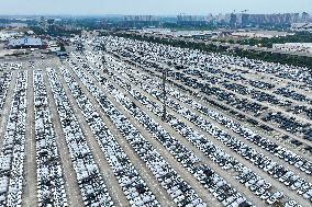 Vehicles Export at Nanjing Port