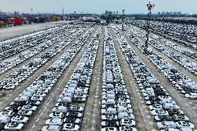 Vehicles Export at Nanjing Port