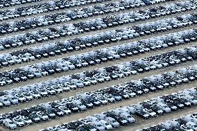 Vehicles Export at Nanjing Port