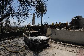 U.S.-CALIFORNIA-SAN BERNARDINO-BRUSH FIRE