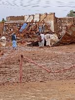 SUDAN-ABU HAMAD-FLOODS-AFTERMATH