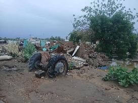 SUDAN-ABU HAMAD-FLOODS-AFTERMATH